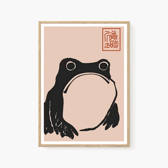 Pôster do sapo Matsumoto Hoji