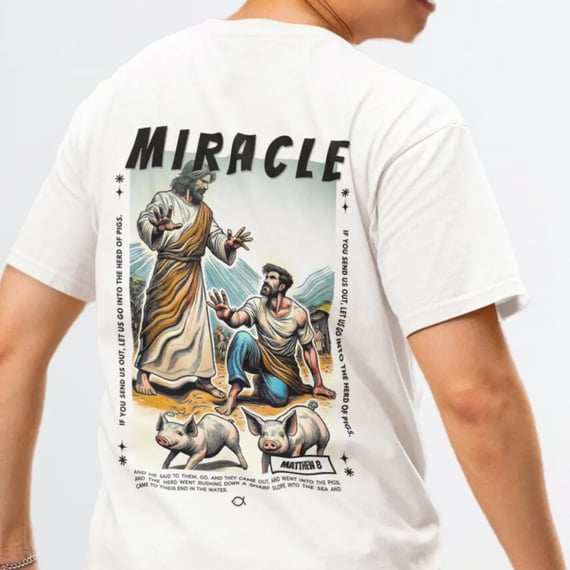 Camiseta Unissex - O milagre da libertação