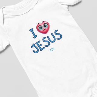 Nome do produto Body I love Jesus 