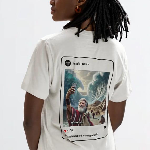 Camiseta Unissex - Selfie a travessia 