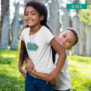 Nome do produto Camiseta Infantil 2 a 8 anos - Totalmente carregado peloa amor de Deus