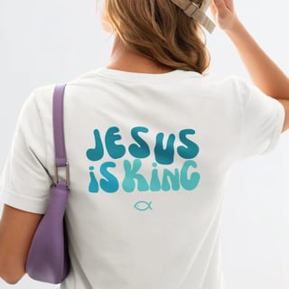 Camiseta Unissex - Jesus is king