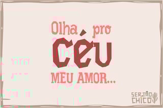Nome do produto FORRÓ - OLHA PRO CÉU MEU AMOR
