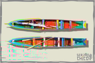 Nome do produto BORBOLETAS DO VELHO CHICO - BARCOS VERMELHOS 