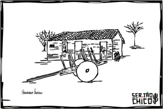 Nome do produto ECOBAG / GRAVURA - CASA E CARRO DE BOI
