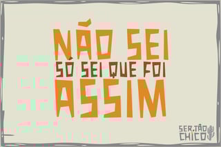 Nome do produto XILOSA - NÃO SEI, SÓ SEI QUE FOI ASSIM