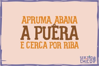 Nome do produto MALHA ESTONADA / XILOSA - APRUMA, ABANA A PUÊRA