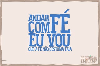 Nome do produto XILOSA - ANDAR COM FÉ EU VOU
