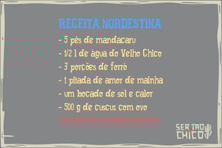 Nome do produto AVENTAL - RECEITA NORDESTINA