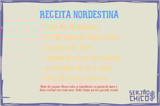 Nome do produto XILOSA - RECEITA NORDESTINA