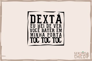 Nome do produto FORRÓ - DEXTÁ