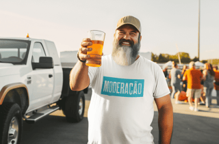 Nome do produto Camiseta Beba com Moderação