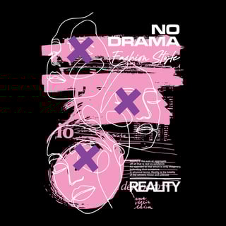 Nome do produto Camiseta Unissex - No Drama