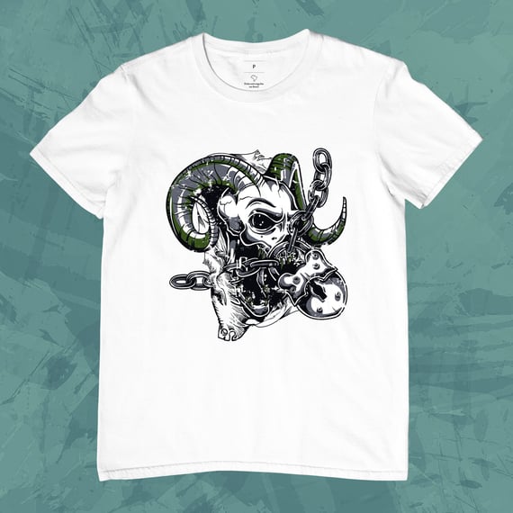 Cabeça com corrente