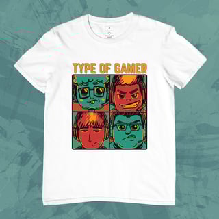 Nome do produto Camiseta Unissex - Gamers