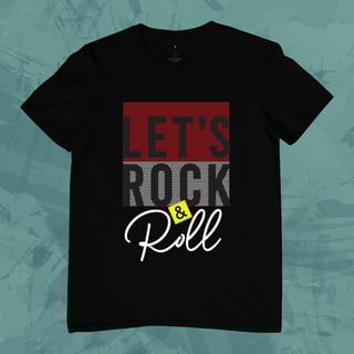 Camiseta Let`s Rock & Roll