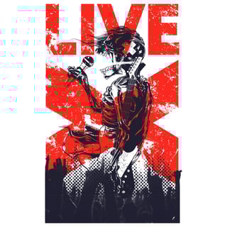 Nome do produto Camiseta Rock and Roll Live