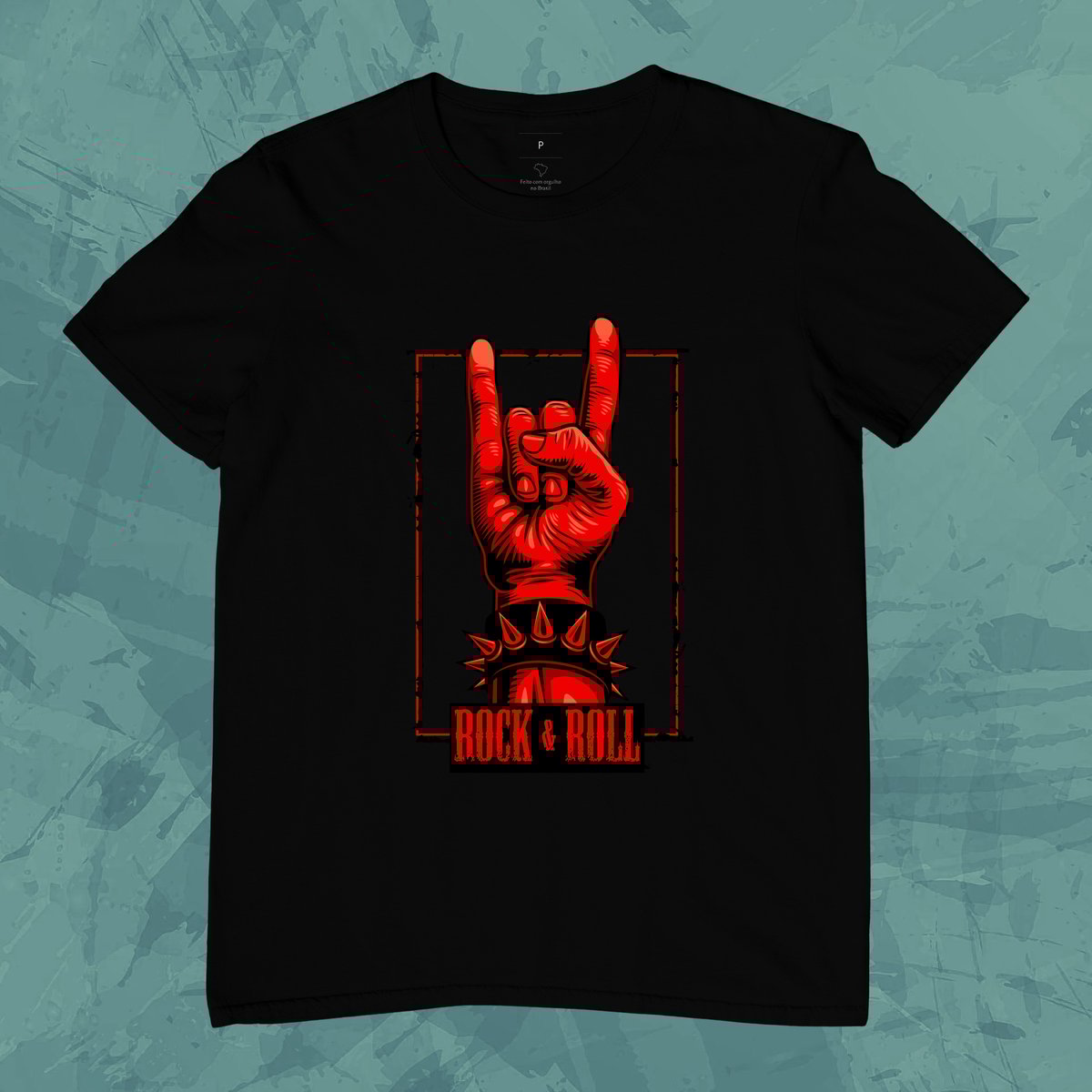 Nome do produto: Camiseta Rock and Roll