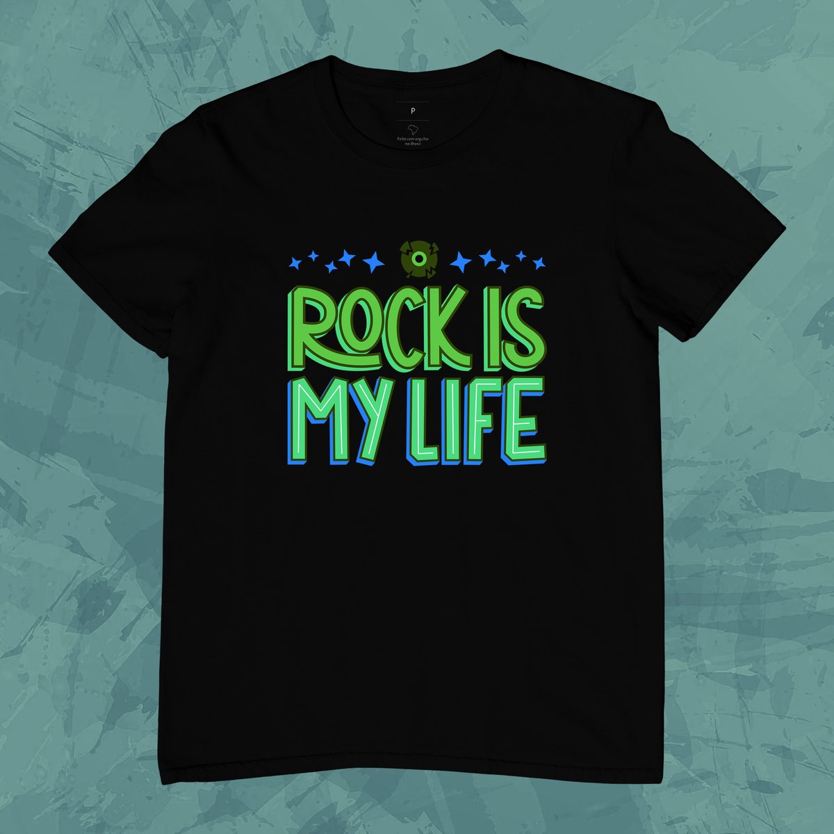 Nome do produto: Camiseta Rock Is My Life