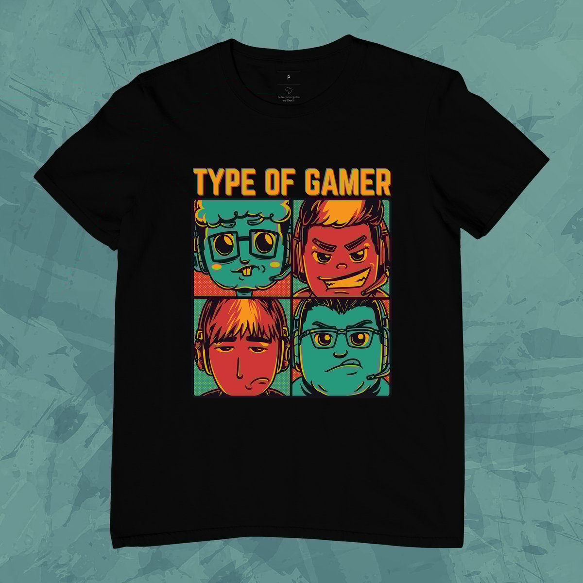 Nome do produto: Camiseta Unissex - Gamers