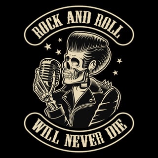 Nome do produto Camiseta Rock and Roll Will Never Die