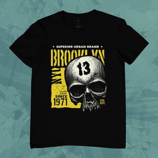 Camiseta Unissex - Brooklyn Skull