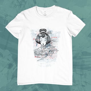 Camiseta Gueixa Manuscrito