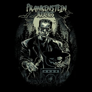 Nome do produto Camiseta Unissex - Frankenstein Rock