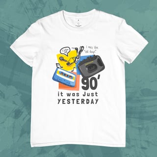 Camiseta Unissex - Vintage 90