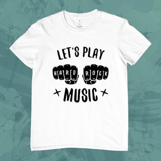 Camiseta Let`s Play Music