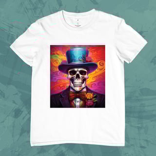 Nome do produto Camiseta Unissex - Elegância Macabra