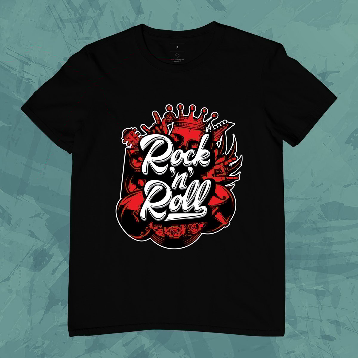 Nome do produto: Camiseta Rock N Roll