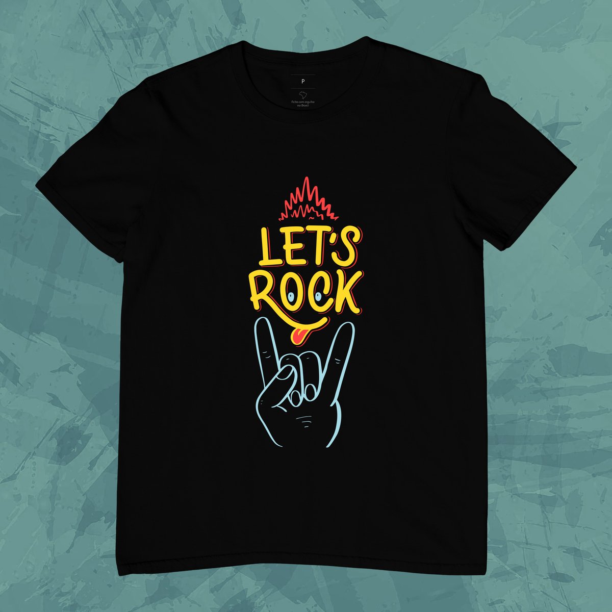 Nome do produto: Camiseta Let`s Rock