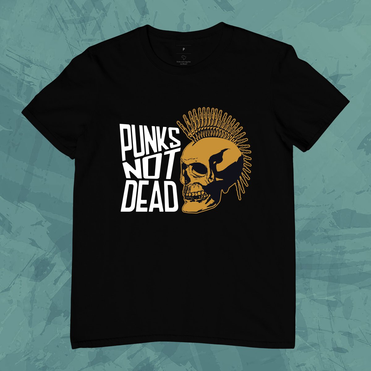 Nome do produto: Camiseta Punks Not Dead