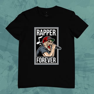 Camiseta Unissex - Rap pra sempre
