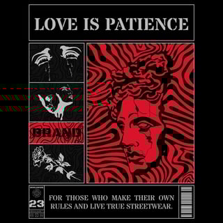 Nome do produto Camiseta Love is Patience