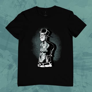 Camiseta Unissex - Homem de boné