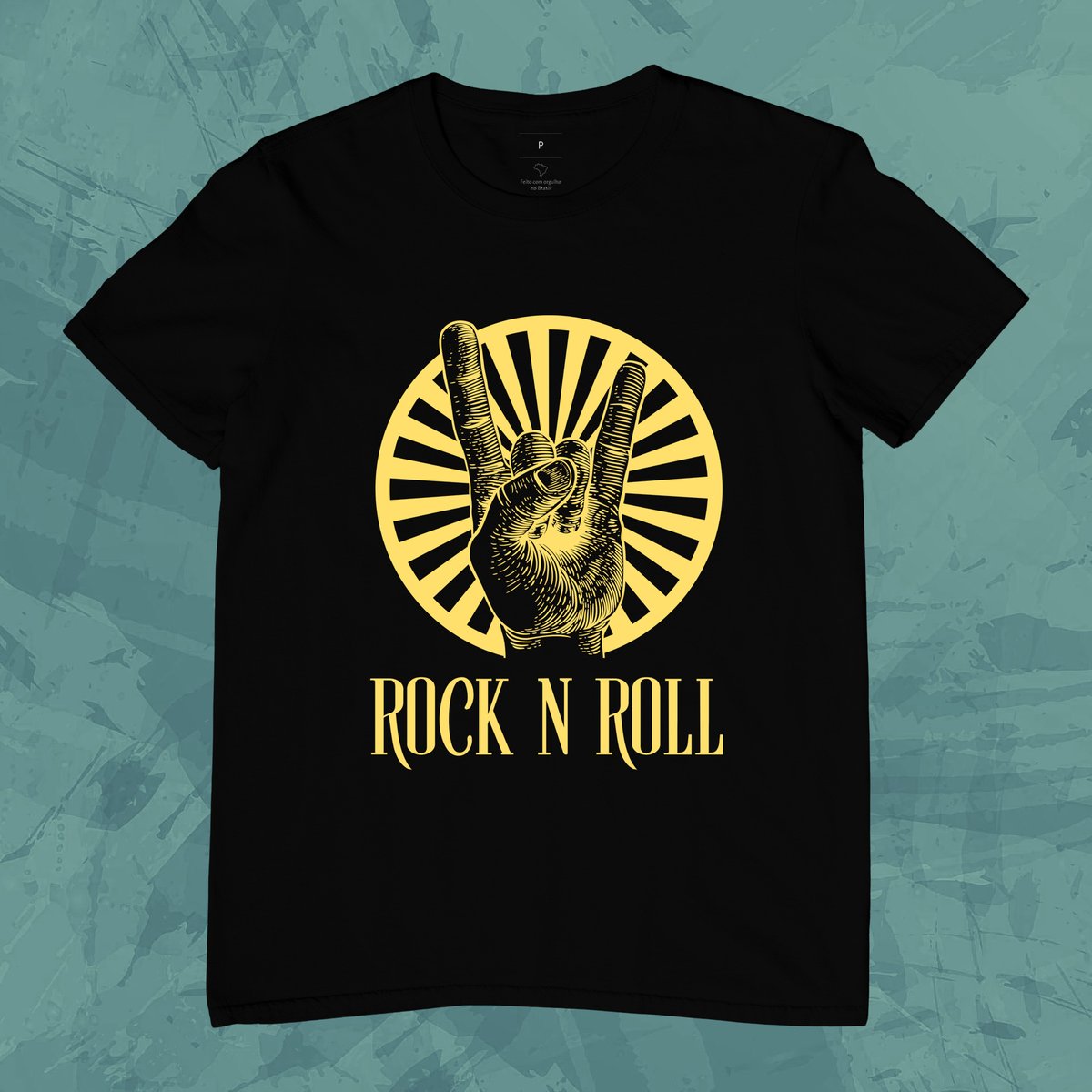 Nome do produto: Camiseta Rock N Roll