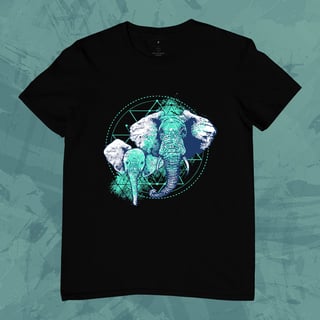 Camiseta Unissex - Blue Elephant