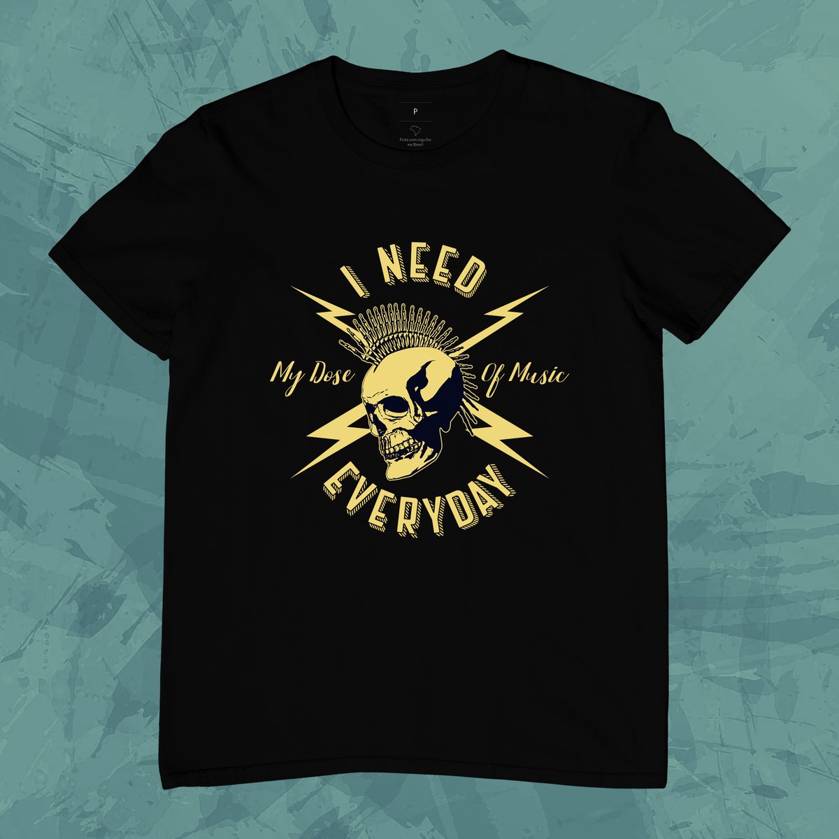 Nome do produto: Camiseta Rock Todos os Dias