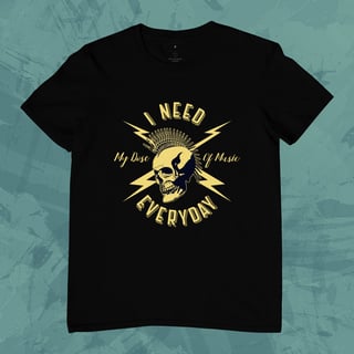 Camiseta Rock Todos os Dias