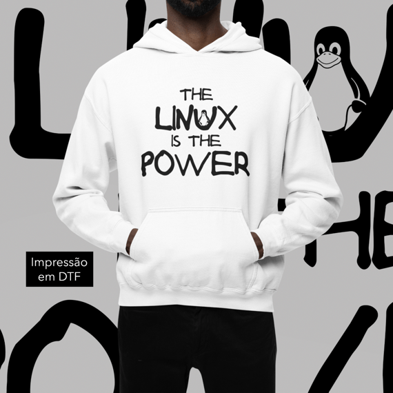 THE LINUX IS THE POWER 2 - MOLETOM CANGURU