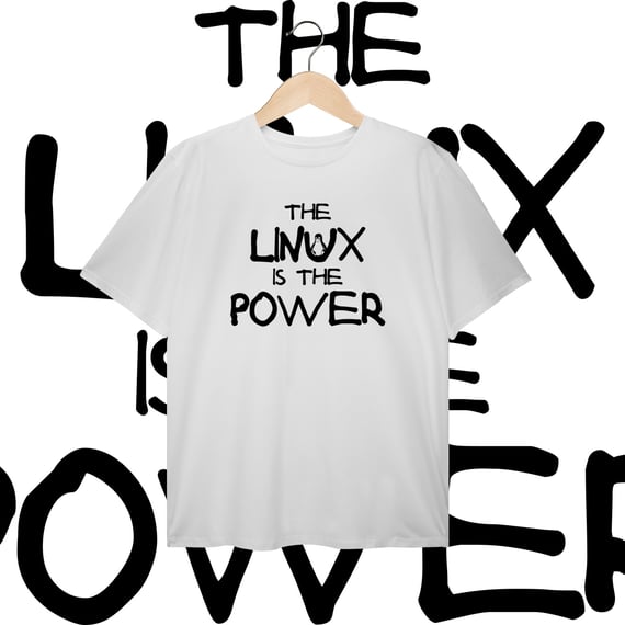 THE LINUX IS THE POWER - PLUS SIZE