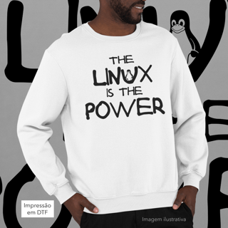 THE LINUX IS THE POWER 2 - MOLETOM FECHADO