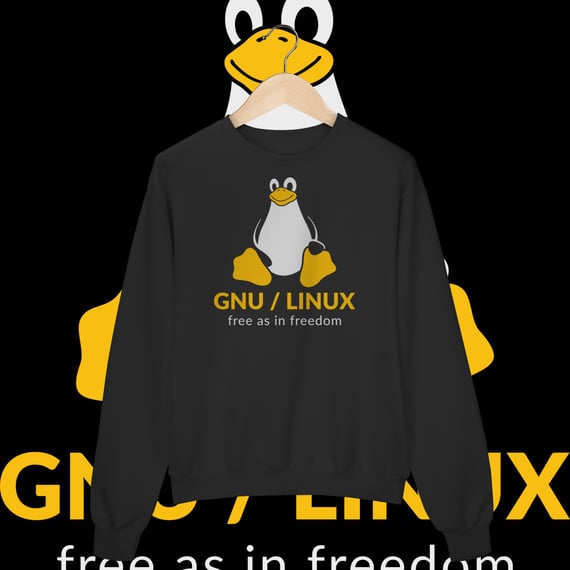 FREE AS IN FREEDOM - MOLETOM FECHADO