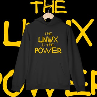 THE LINUX IS THE POWER 1 - MOLETOM CANGURU