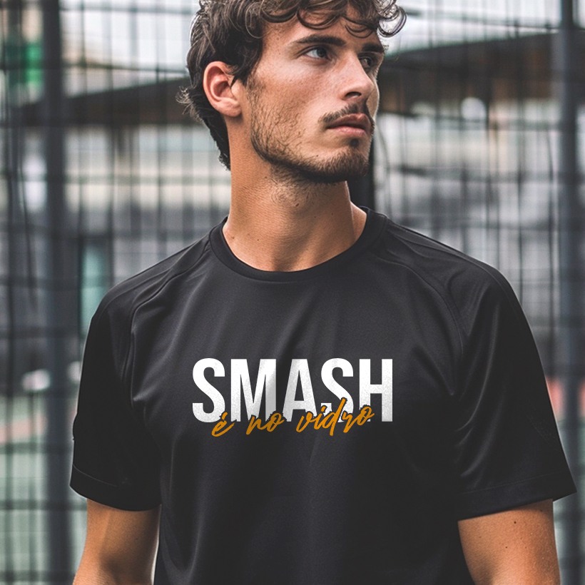 Camiseta - Smash é no Vidro