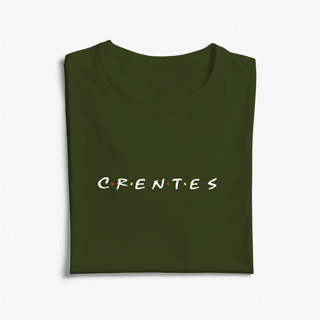 Nome do produto Crentes Friends Serie - Baby Look (estampa branca)