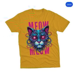 Nome do produto Gato Cyber Pink - Unissex