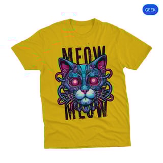 Nome do produto Gato Cyber - Unissex